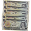 Canada: 1973 $1 Bank Of Canada Banknote Lawson-Bouey BC-46a 2 Letters 20x in Sequence