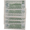 Canada: 1973 $1 Bank Of Canada Banknote Crow-Bouey BC-46b 3 Letters 29x in Sequence