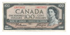 Canada: 1954 $100 Bank Of Canada Banknote Beattie-Coyne #4