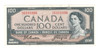 Canada: 1954 $100 Bank Of Canada Banknote Beattie-Coyne #10