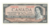 Canada: 1954 $100 Bank Of Canada Banknote Lawson-Bouey #4