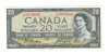 Canada: 1954 $20 Bank Of Canada Banknote Beattie-Coyne H/E #2