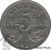 Canada: 1929 5 Cent Near Rim F12