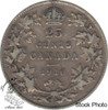 Canada: 1910 25 Cents F12