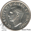 Canada: 1944 25 Cents AU50