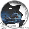 Canada: 2015 $20 Lost Ships in Canadian Waters: S.S. Edmund Fitzgerald Silver Coin