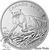 Canada: 2016 $100 for $100 Cougar Silent Giant of the Americas Silver Coin