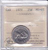 Canada: 1979 25 Cents ICCS MS65 Coin nr 7