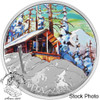 Canada: 2016 $20 Canadian Landscape Series Ski Silver Coin