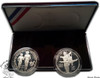 United States: 1995 Atlanta Summer Olympic Games 2 Silver Proof Coin Set
