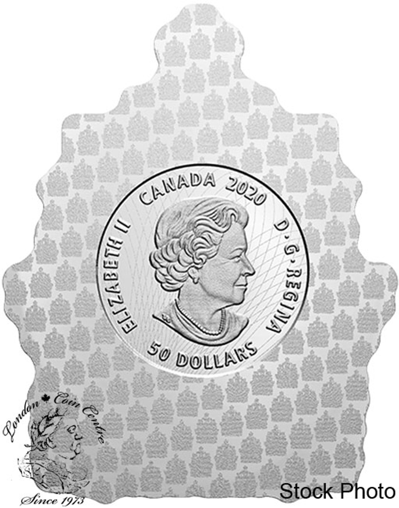 Canada 2020 50 Real Shapes The Coat of Arms Pure Silver Coin