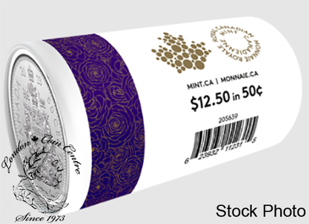 Canada 2023 50 Cent Special Wrap Circulation Roll London Coin Centre Inc. Canada 2023 50 Cent Special Wrap Circulation Roll London Coin Centre Inc.