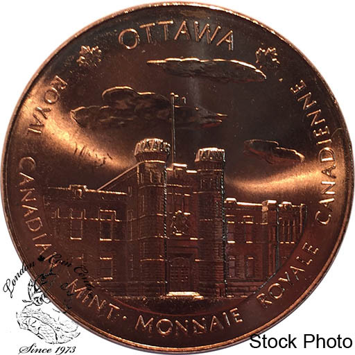 Canada: Royal Canadian Mint Ottawa & Winnipeg Medallion in Bronze