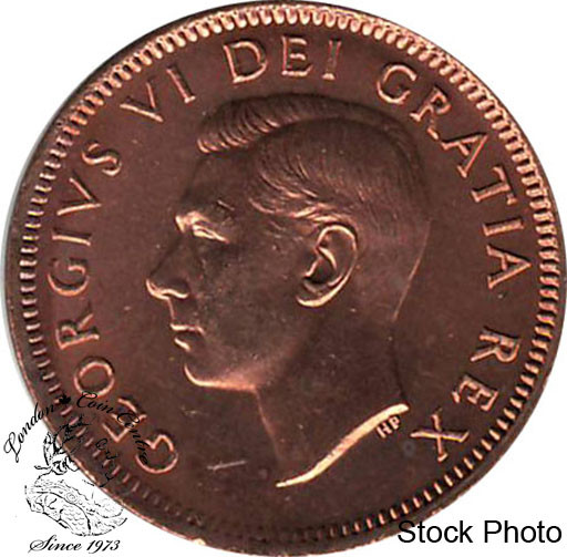 1957年 中華人民共和國 銅貨 Canada: 1950 1 Cent MS64 Red - London Coin Centre Inc.