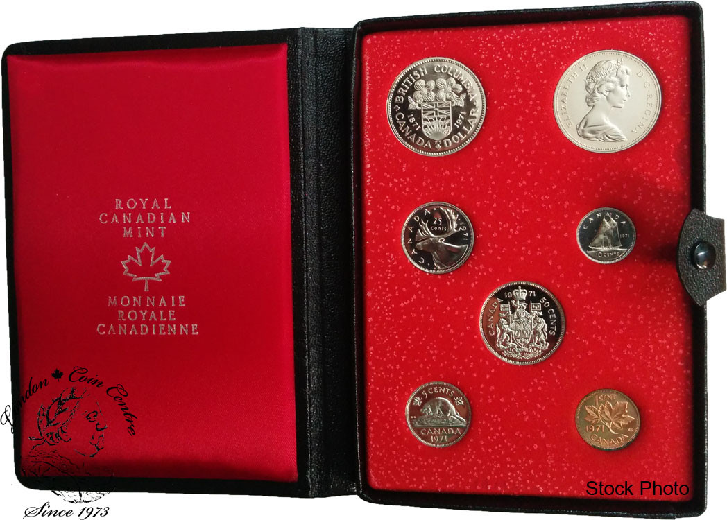 Canada: 1971 British Columbia Double Dollar Set - London Coin