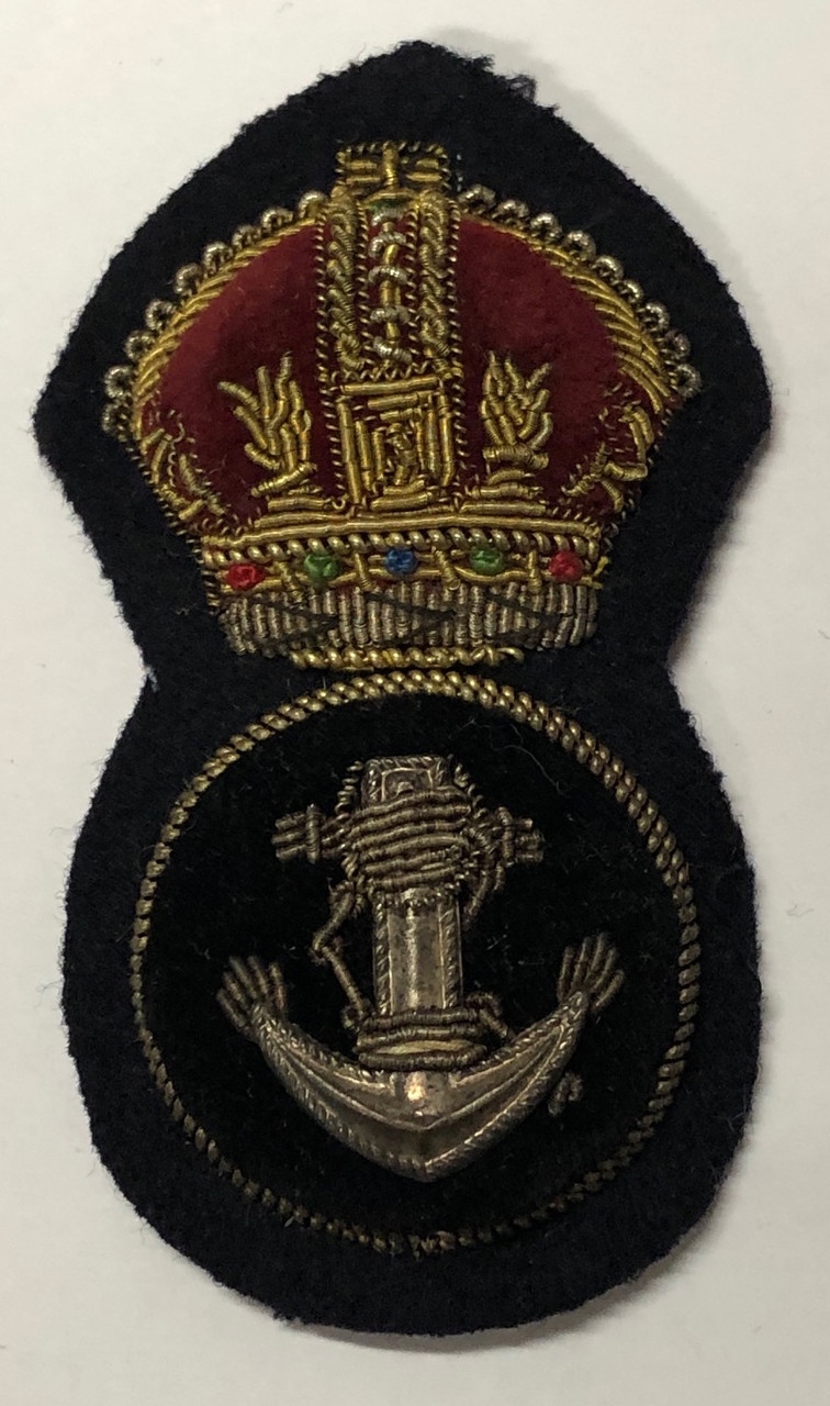 Canada: WWII Royal Canadian Navy Petty Officer Cap Badge - London