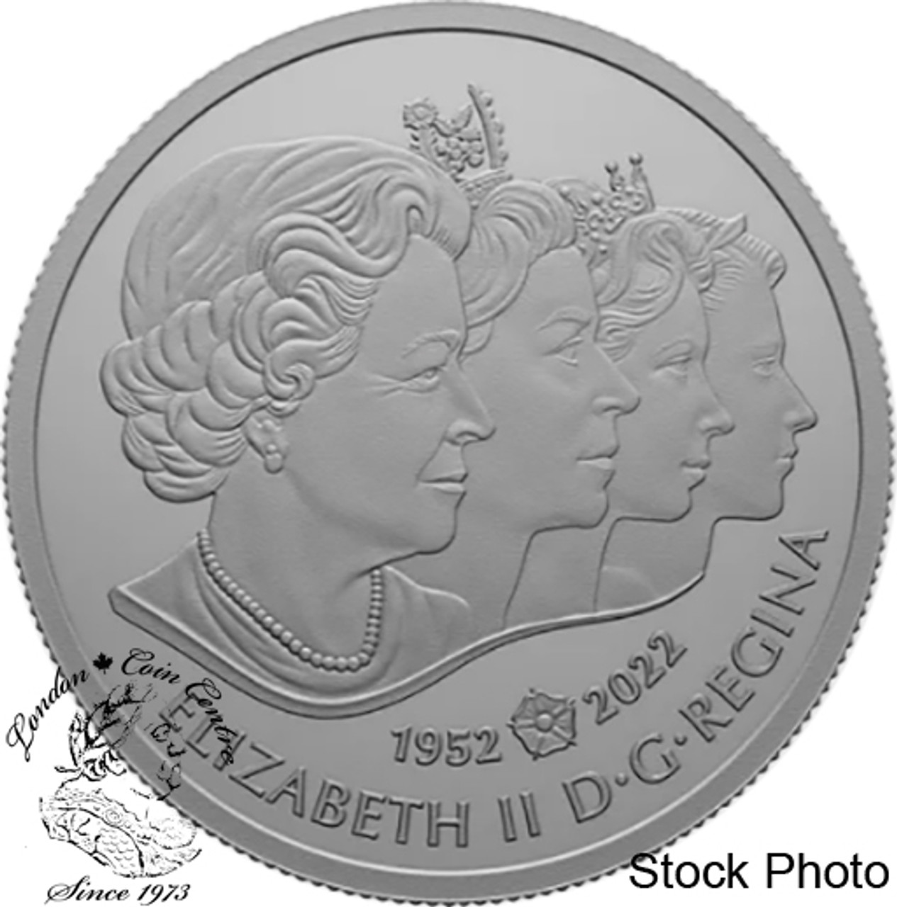 Canada: 2022 $5 Queen Elizabeth's Portrait 1/4 oz Pure Silver Coin