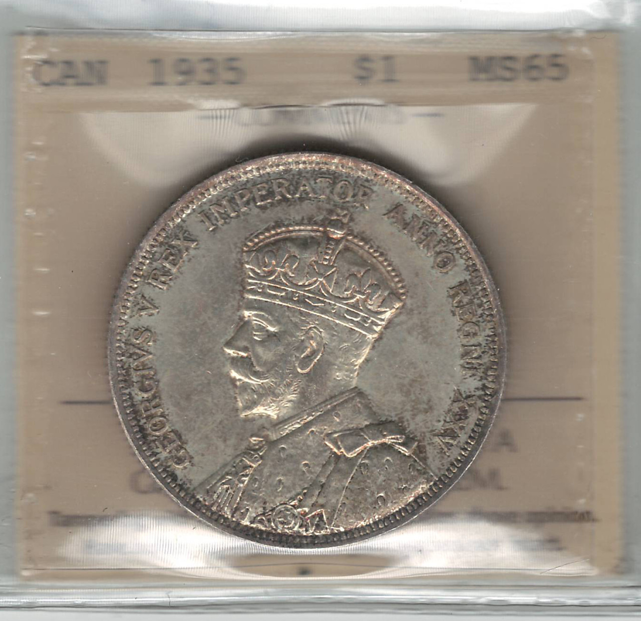 Canada: 1935 $1 ICCS MS65 - London Coin Centre Inc.
