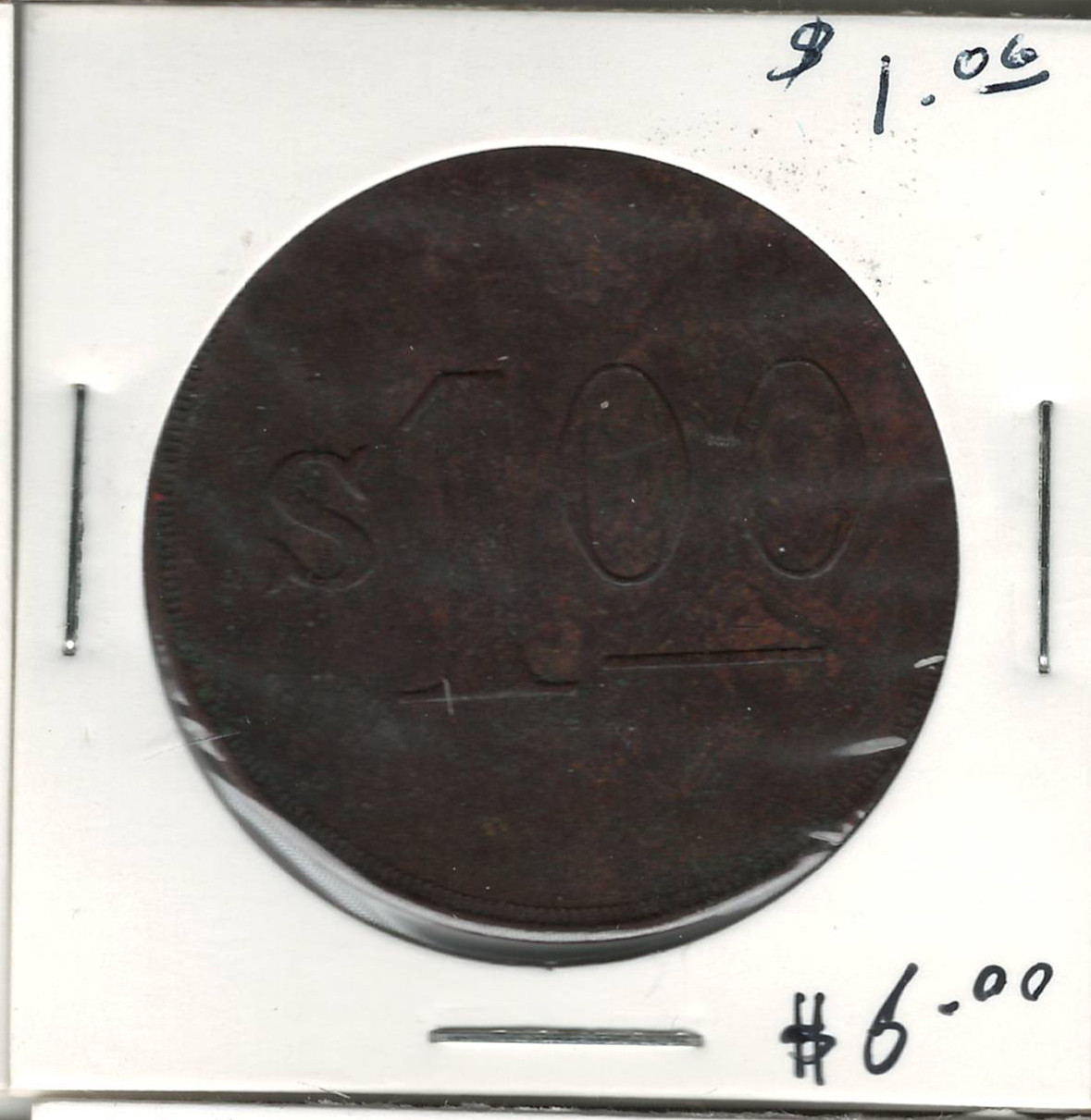 $1.00 Dollar Token - London Coin Centre Inc.