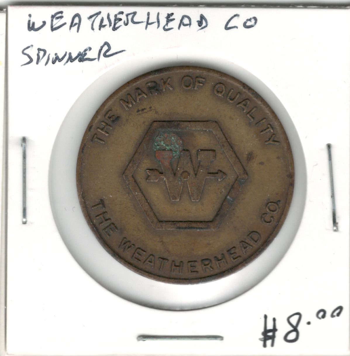 Weatherhead Co. Spinner Token - London Coin Centre Inc.