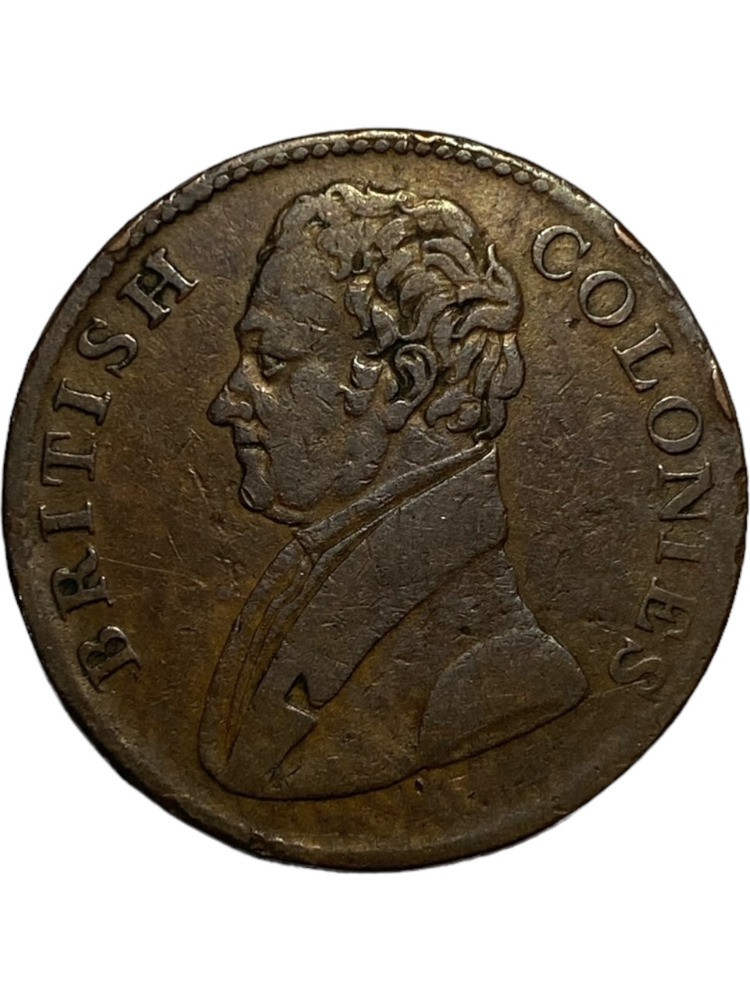 Canada: 1825 Half Penny Token; Breton 993, CH. AM-6 - London Coin