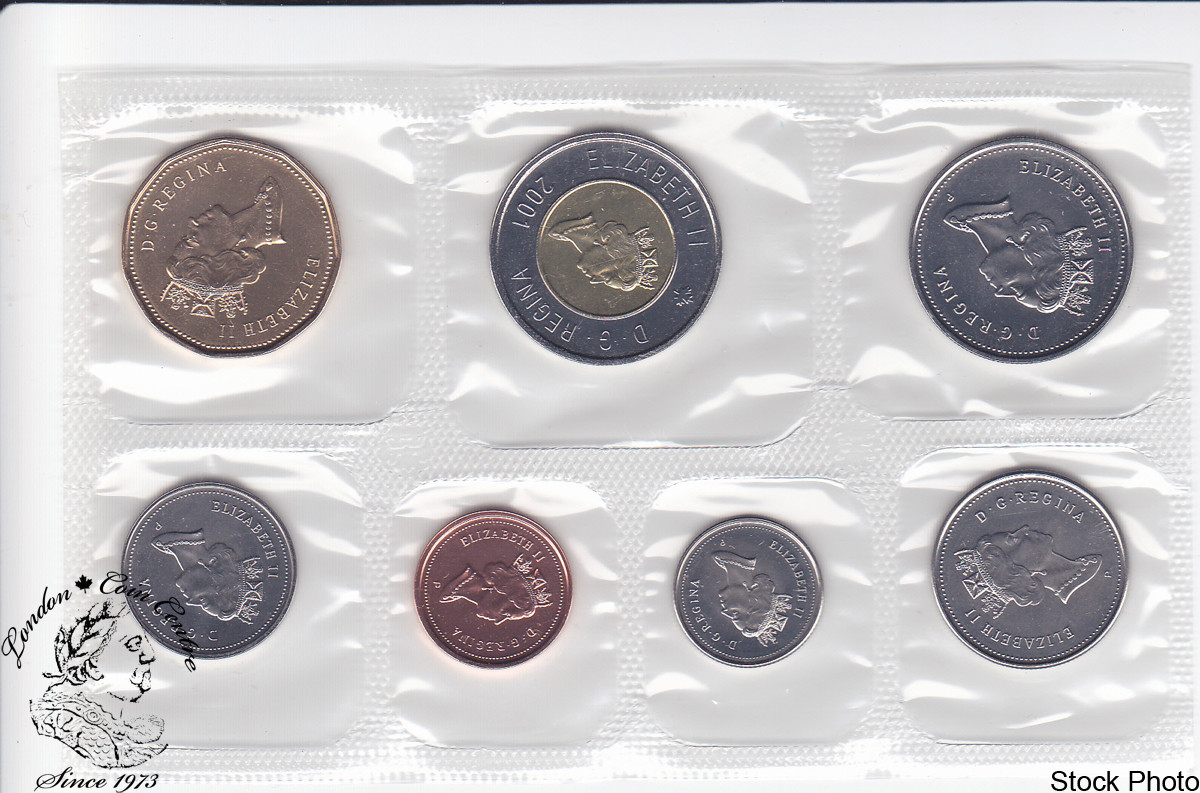 Canada: 2001 Proof Like / Uncirculated Coin Set - London Coin