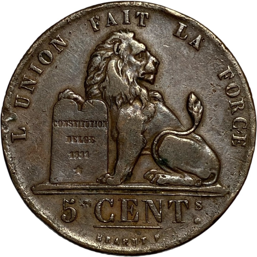 Belgium: 1850 5 Cents - London Coin Centre Inc.
