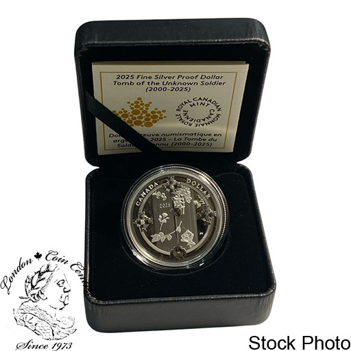 Canada: 2025 $1 Tomb of the Unknown Soldier Fine Silver Proof