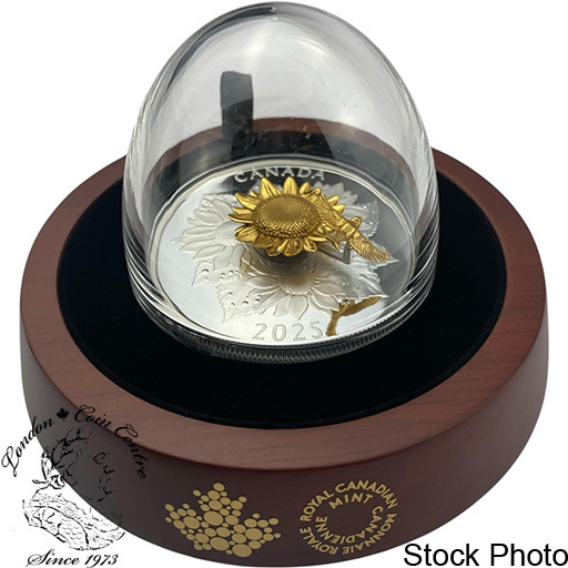 Canada: 2025 $50 The Goldfinch and The Bloom Pure Silver Coin
