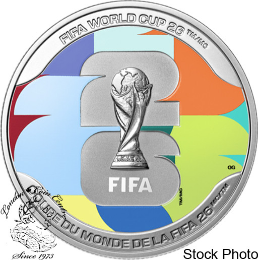 FIFA World Cup 26 カナダ 20ドル銀貨 記念 Canada: 2026 $20 FIFA World Cup - We are 26 Pure Silver Coin