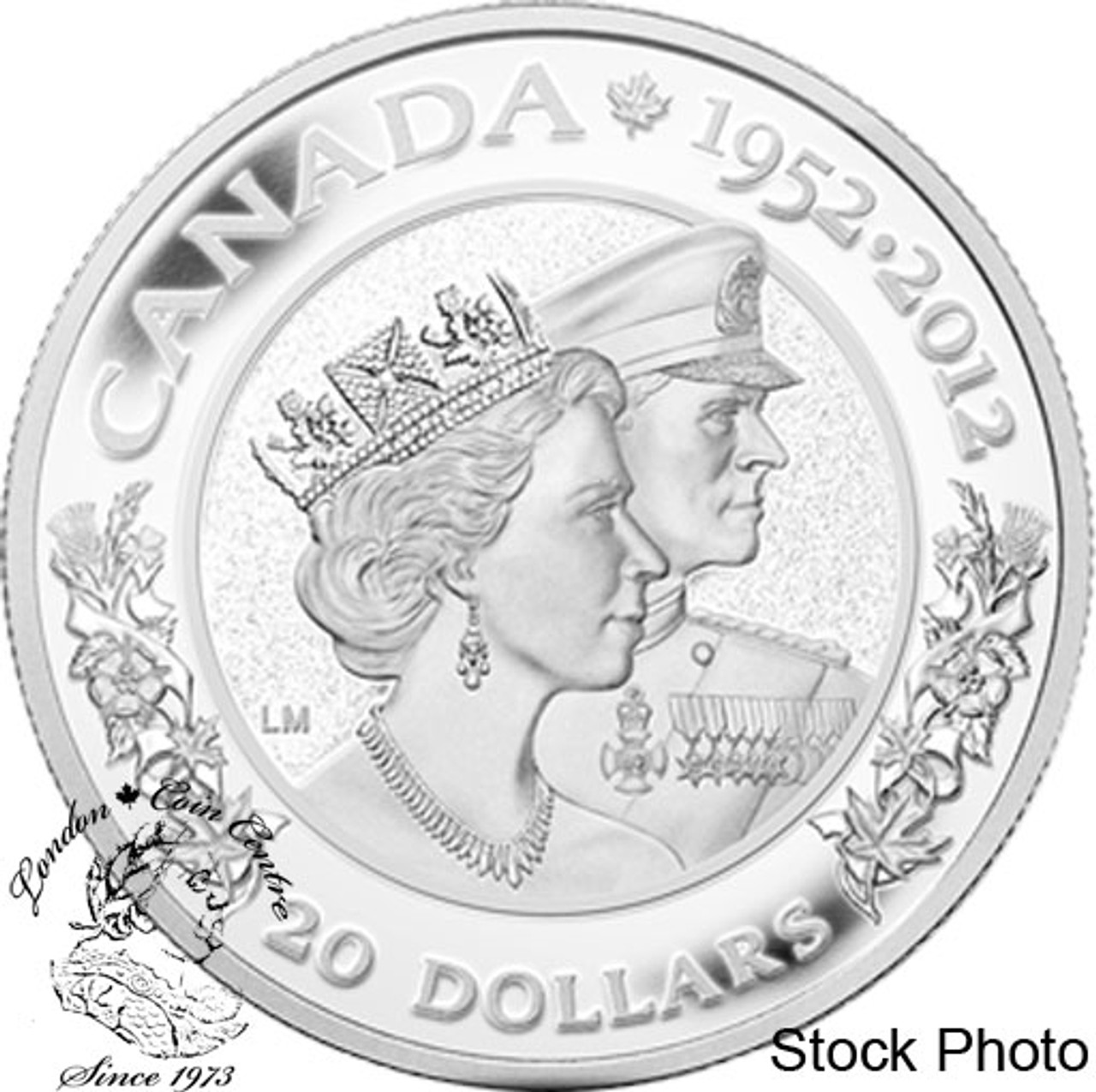 Canada: 2012 $20 The Queen's Diamond Jubilee - Queen Elizabeth II