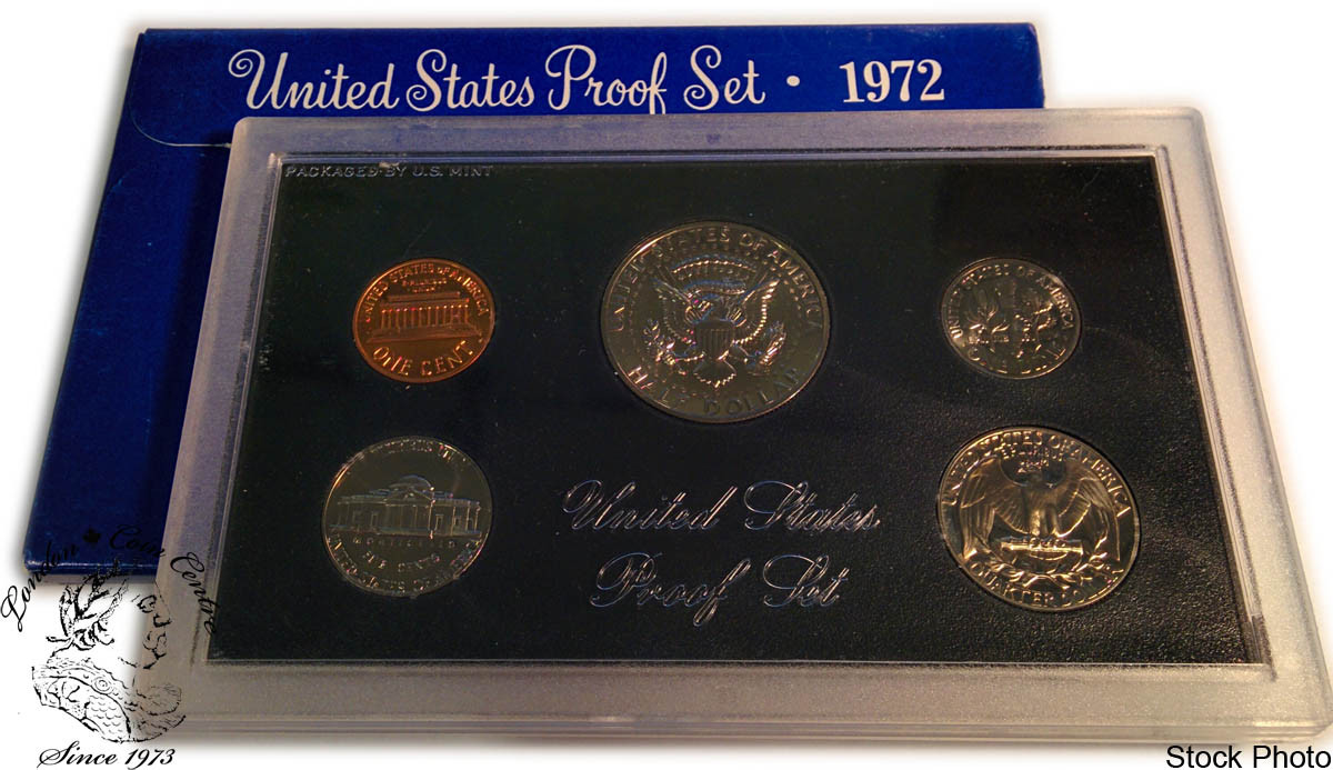 United States: 1972 Proof Coin Set - London Coin Centre Inc.