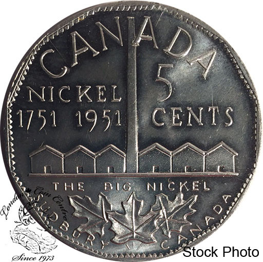Canada: 1751 - 1951 The Big Nickel Sudbury Medallion - Aluminum