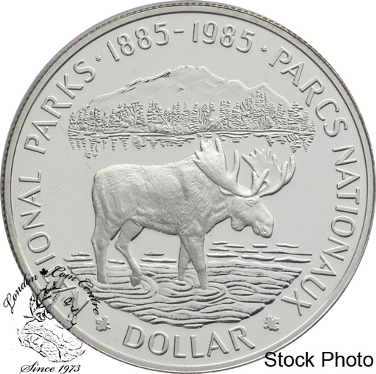 Canada: 1985 $1 National Parks Centennial Proof Silver Dollar Coin - London  Coin Centre Inc.