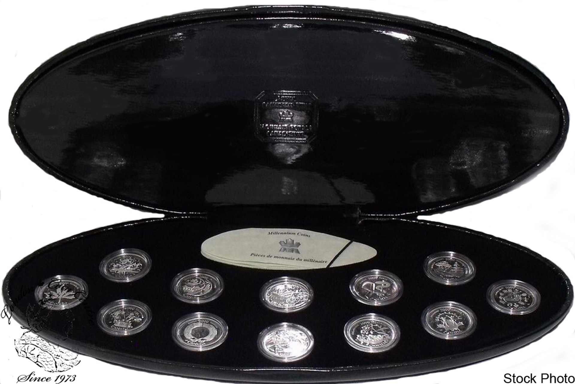 Canada 1999 Silver Quarter 25 Cent Millennium Coin Set London Coin Centre Inc. Canada 1999 Silver Quarter 25 Cent Millennium Coin Set London Coin Centre Inc.