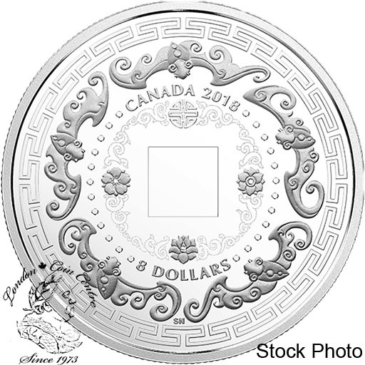 Canada 2018 8 Chinese Blessings Fine Silver Coin London Coin Centre