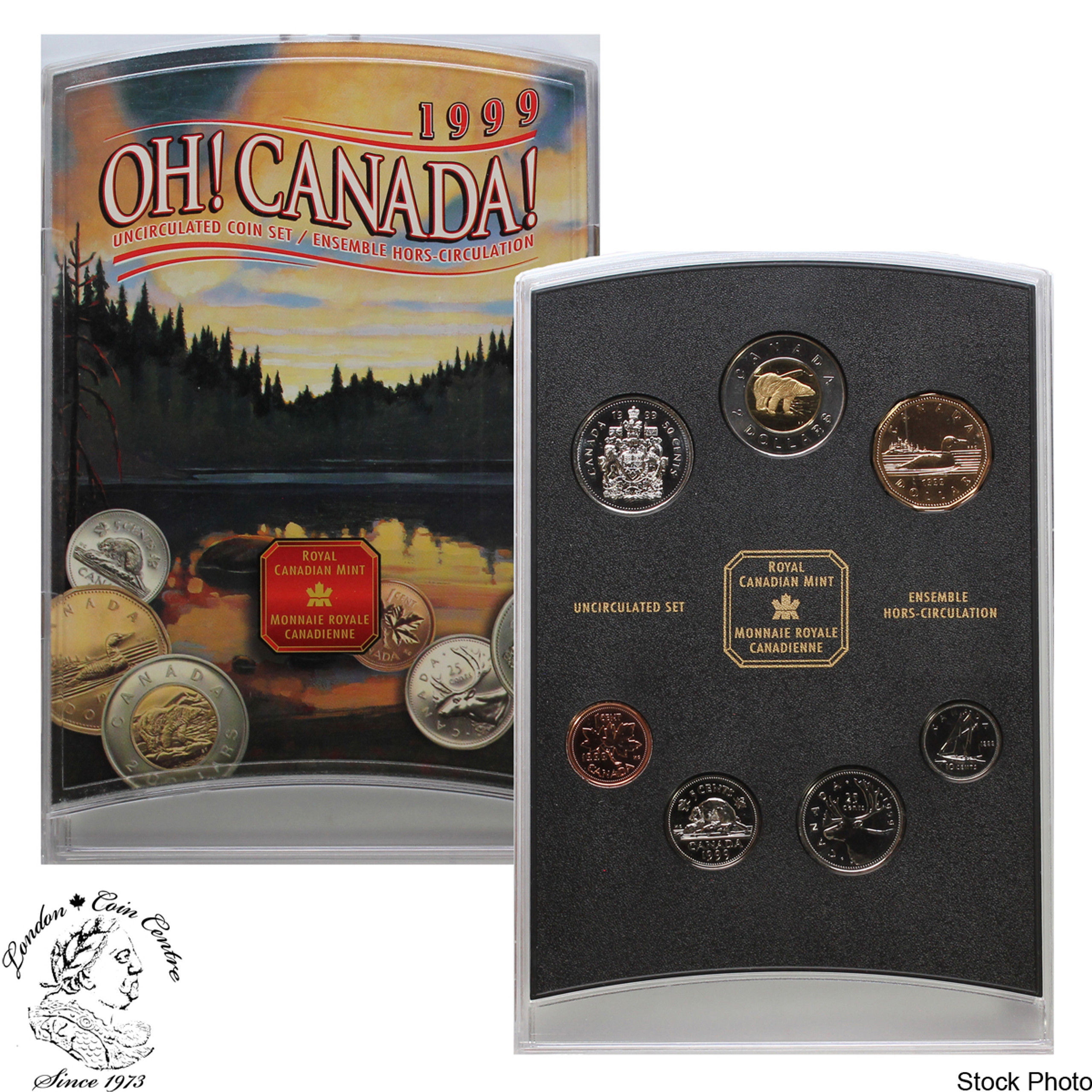 Canada 1999 Silver Quarter 25 Cent Millennium Coin Set London Coin Centre Inc. Canada 1999 Silver Quarter 25 Cent Millennium Coin Set London Coin Centre Inc.