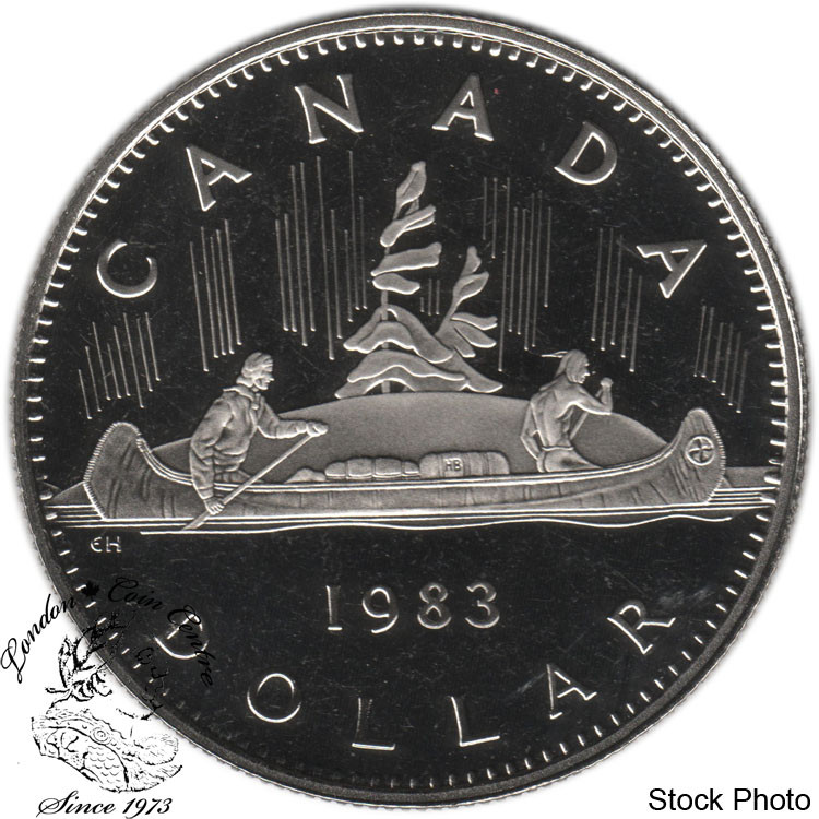 Canada 1983 1 World University Games Proof Silver Dollar Coin