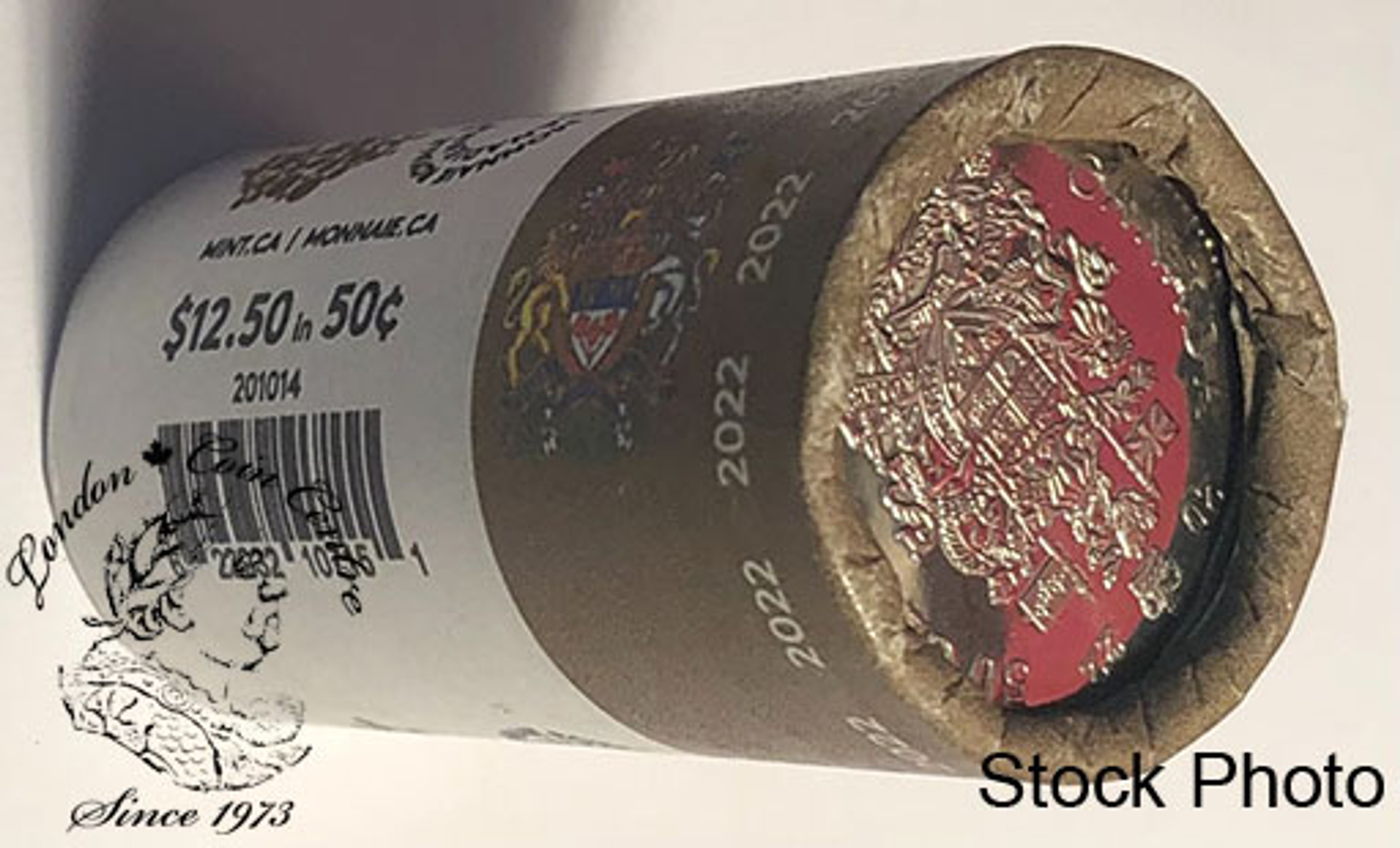 Canada 2022 50 Cent Special Wrap Circulation Roll London Coin Centre Inc. Canada 2022 50 Cent Special Wrap Circulation Roll London Coin Centre Inc.