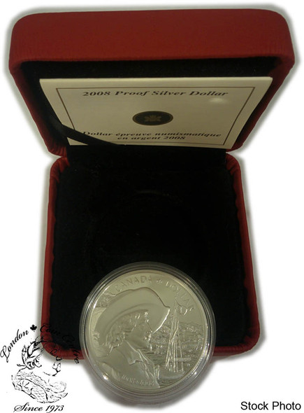 Canada: 2008 $1 400th Anniversary of Quebec City Proof Silver Dollar Coin