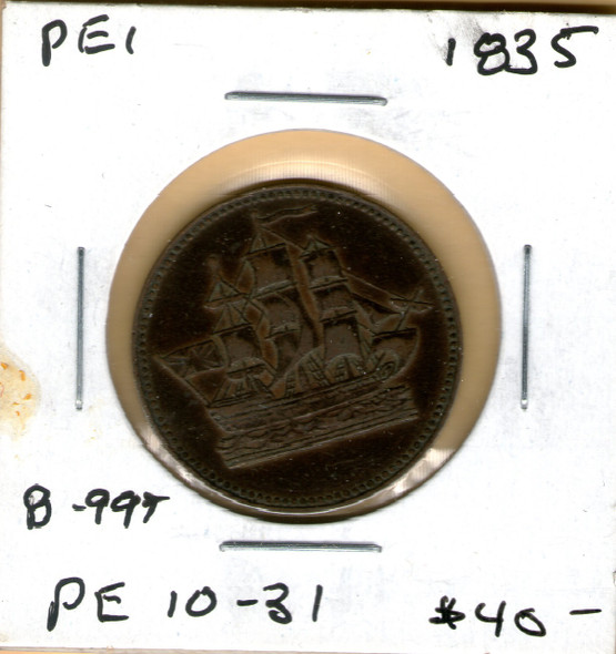 P.E.I. Ships Colonies & Commerce c. 1835 B-997 PE-10-31 #3