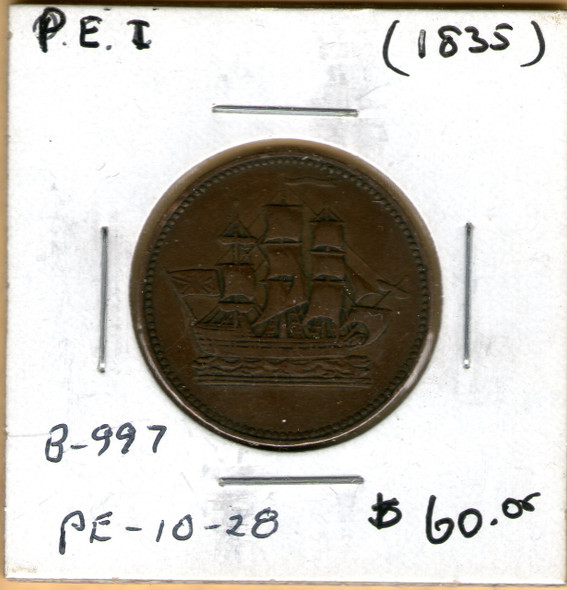 P.E.I. Ships Colonies & Commerce c. 1835 B-997 PE-10-28 #3