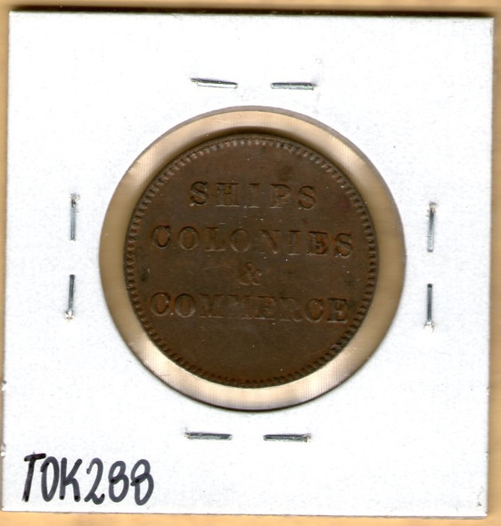 P.E.I: 1820 Halfpenny B-997, PE-10-31 #2