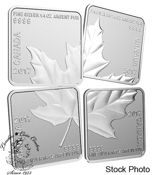 Canada: 2017 $3 Maple Leaf Quartet Silver Coins