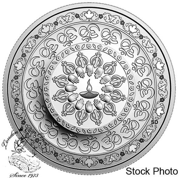 Canada: 2016 $20 Diwali Festival of Lights Silver Coin