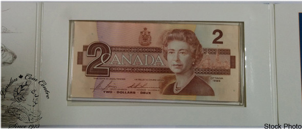 Canada: 1996 $2 Uncirculated Toonie Coin and Banknote Set Canada: 1996 $2 Uncirculated Toonie Coin and Banknote Set