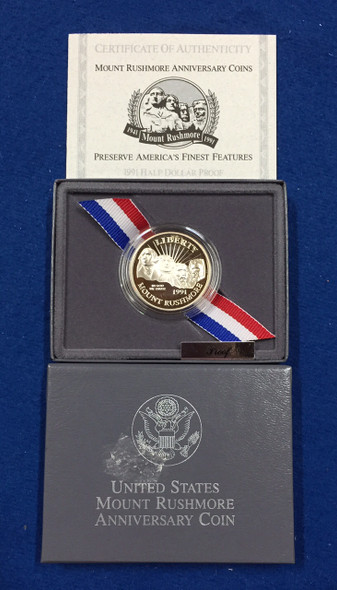 United States: 1991 50 Cent Mount Rushmore