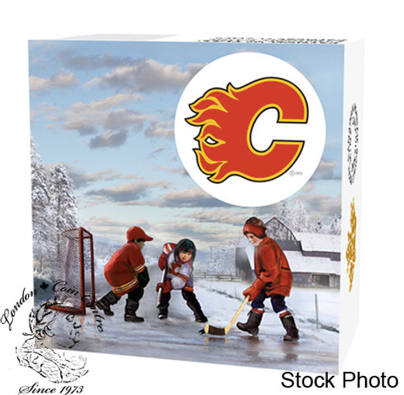 Canada: 2017 $10 Passion to Play: Calgary Flames Silver Coin