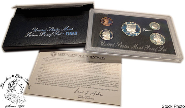 United States: 1993 Silver Proof Coin Set