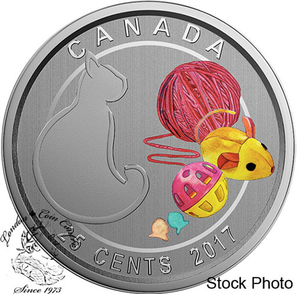 Canada: 2017 25 Cents Love My Cat Coin + Picture Frame!